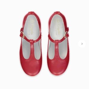 La Coqueta Red T-Strap Kids Dress Shoes